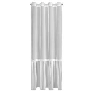 Firana gotowa na przelotkach NAOMI Eurofirany biały