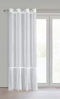 Firana gotowa na przelotkach HANA 140x250 Eurofirany biały