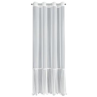 Firana gotowa na przelotkach HANA 140x250 Eurofirany biały