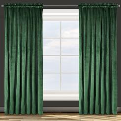 Zasłona gotowa na taśmie ROSA 140x300 Design91 zielony