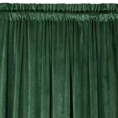 Zasłona gotowa na taśmie ROSA 135x300 Design91 zielona