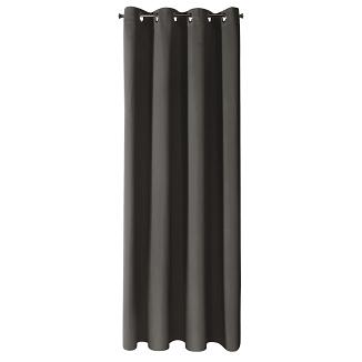 Zasłona gotowa na taśmie LOGAN 135x270 Eurofirany grafitowa