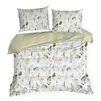 Pościel satynowa SPRING105 220x200 Eurofirany oliwkowy