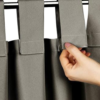 Zasłona gotowa na szelkach GARDEN 155x240 ogrodowa cappuccino