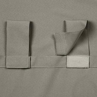 Zasłona gotowa na szelkach GARDEN 155x240 ogrodowa cappuccino