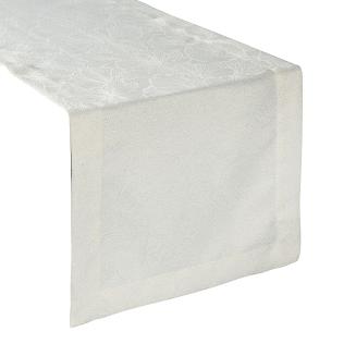 Obrus dekoracyjny LENA 40x200 Eurofirany kremowy/złoty