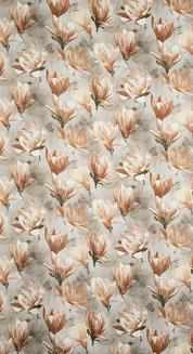 Zasłona gotowa na przelotkach LARI 140x250 Eurofirany ciemnobeżowy