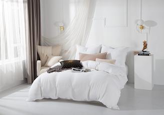 Biała Bawełniana Pościel Muślinowa 140x200