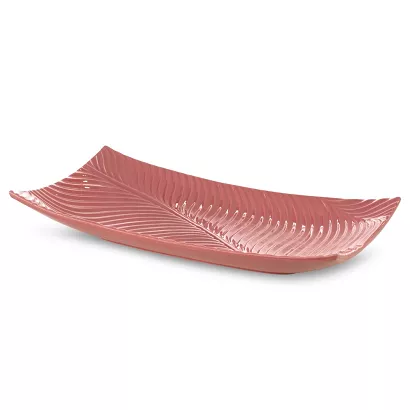 Patera dekoracyjna SENA 45x25 Eurofirany różowa