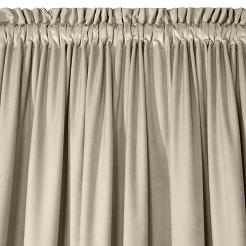Zasłona gotowa na taśmie ROSA 140x270 Design91 jasnobeżowy