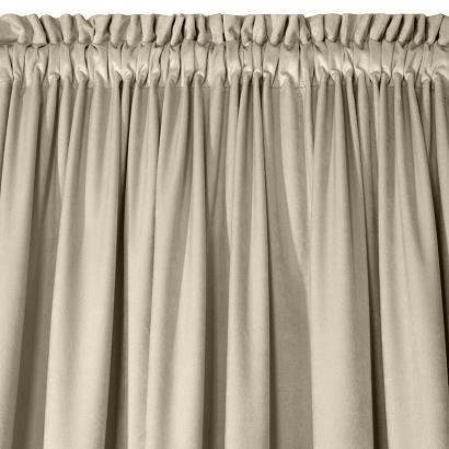 Zasłona gotowa na taśmie ROSA 140x270 Design91 jasnobeżowa