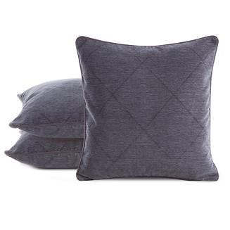 Poszewka dekoracyjna CORA 45x45 Eurofirany grafitowy