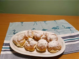 Ścierka kuchenna bawełna egipska 50x70 wzór Flamingi zielona