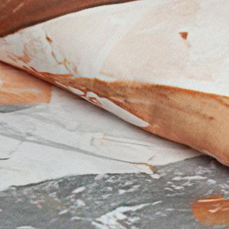 Pościel satynowa AMARA 160x200 Eva Minge Eurofirany rudy