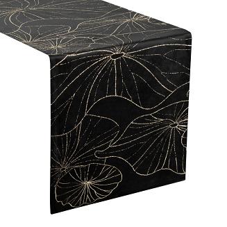Obrus dekoracyjny BLINK 35x180 Eurofirany czarny