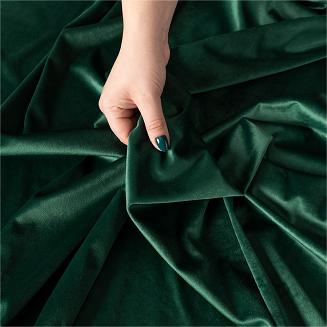 Zasłona gotowa na przelotkach VELVI 140x260 butelkowa