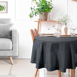 Obrus dekoracyjny STELLA 180 Eurofirany czarny