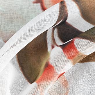 Zasłona gotowa na przelotkach MEG Eurofirany biały