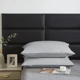Poszewka satyna bawełniana SIN 70x80 szara
