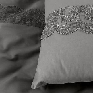 Pościel bawełniana LANA1 200x220 Eurofirany koronka stalowa