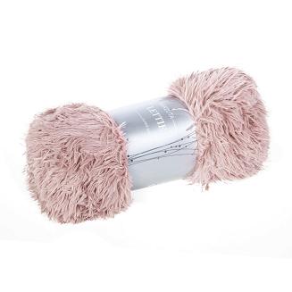 Narzuta dekoracyjna LETTIE 70x160 pudrowy róż