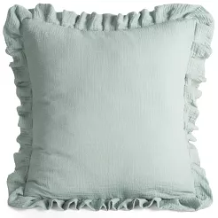 Poszewka dekoracyjna MUSLIN 45x45 Eurofirany szałwiowy