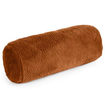 Poszewka dekoracyjna wałek NINA 15x45 Eurofirany ceglasty futrzany i puszysty