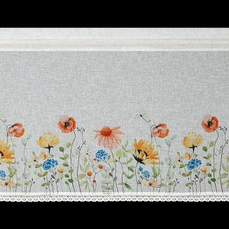 Firana gotowa na taśmie NATI 150x60 Eurofirany biały