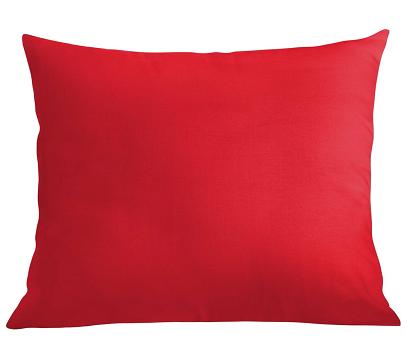 Poszewka bawełniana SIMPLY 50x60 czerwona