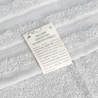 Ręcznik bawełniany JASPER 50x30 Eurofirany srebrny