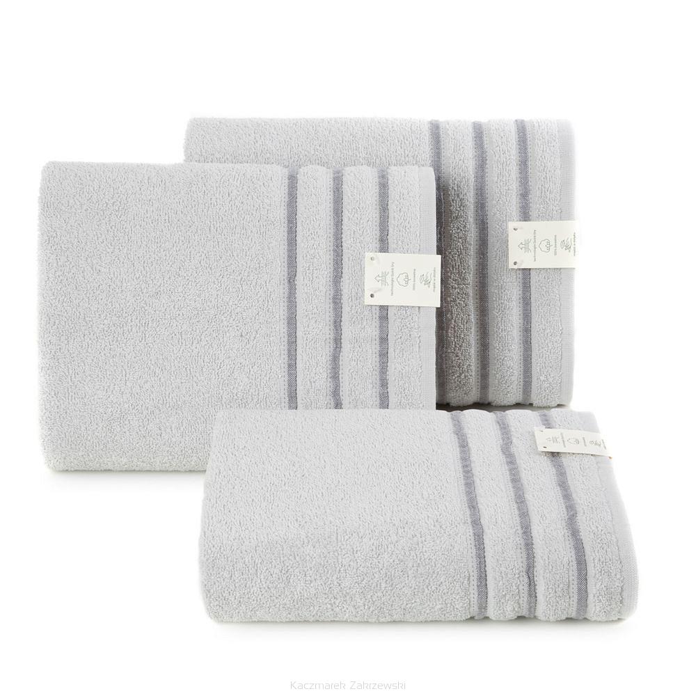 Ręcznik bawełniany JASPER 50x30 Eurofirany srebrny