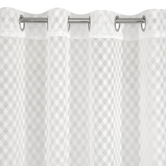 Firana gotowa na przelotkach KAMILA 140x250 Eurofirany biały