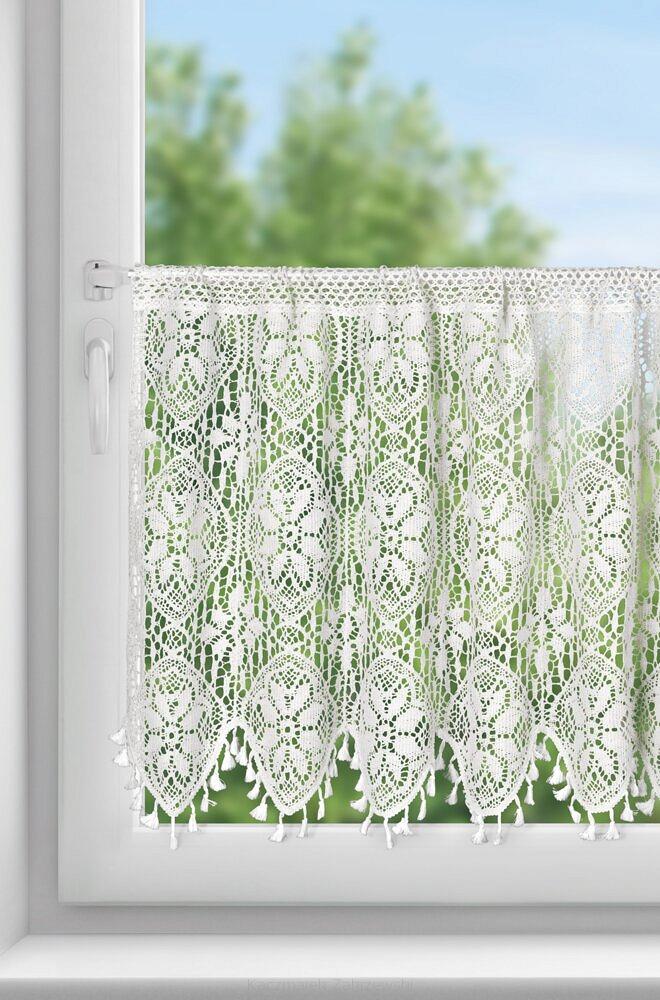 Firana gotowa na taśmie MOLY 150x60 Eurofirany biały