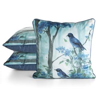 Poszewka dekoracyjna VELVET 45x45 Eurofirany jasnoniebieski