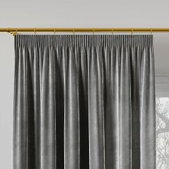 Zasłona gotowa na taśmie VELVI 140x250 antracytowa