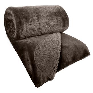 Narzuta dekoracyjna NINA 170x210 ciemnobrązowy