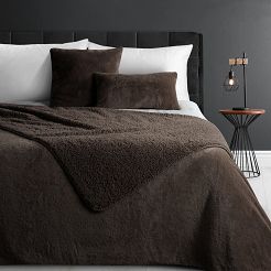 Narzuta dekoracyjna NINA 170x210 ciemnobrązowy