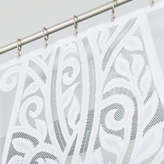 Firanka żakardowa gotowa na żabki POLA 300x120 biała