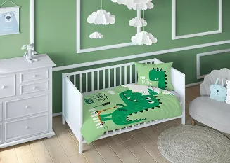 POŚCIEL BAWEŁNA+BAMBUS 3951B /90X120/ maya moo