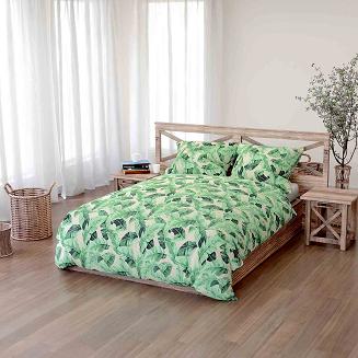 Pościel bawełniana PLANTA 200x220 beżowa