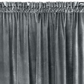Zasłona gotowa na taśmie SAMANTA 140x270 Eurofirany grafitowy