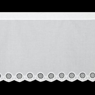 Firana gotowa na taśmie LILA 150x70 Eurofirany biały