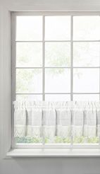 Firana gotowa zazdrostka DORIS 150x30 Eurofirany kremowa koronka