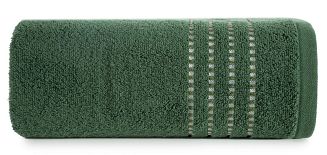 Ręcznik bawełniany FIORE 30x50 Eurofirany butelkowy zielony