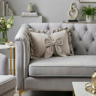 Poszewka dekoracyjna KOKARDA2 35x55 Eurofirany beżowy