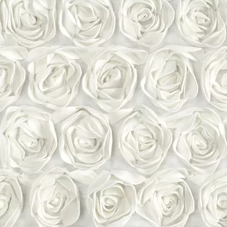 Zasłona gotowa na przelotkach ROSES 140x250 Eva Minge Eurofirany kremowy