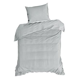 Pościel satynowa SREB 140x200 Eurofirany srebrny