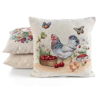 Poszewka dekoracyjna 45x45 Eurofirany naturalny