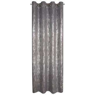 Zasłona gotowa na przelotkach ELISE 140x250 Eurofirany stalowy