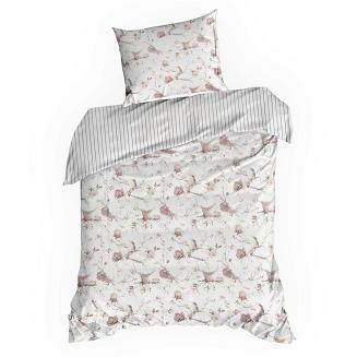 Pościel satynowa RAYA2 160x200 Eurofirany biały